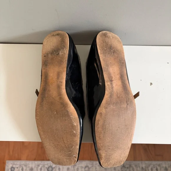 Three Straps Black Mary Janes - Picture 6 of 8